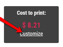 Customize printing